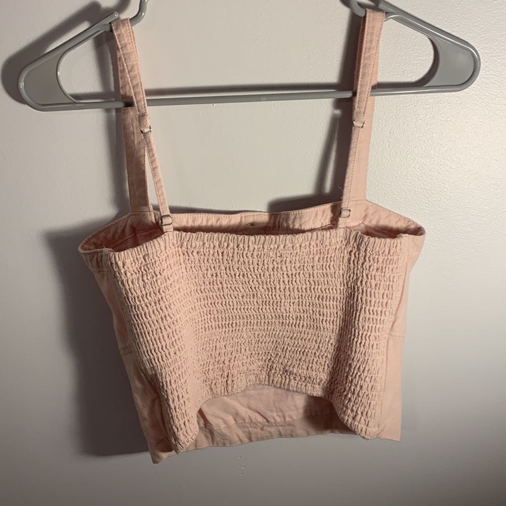 Abercrombie and Fitch Pink Button tank - Picture 3 of 3